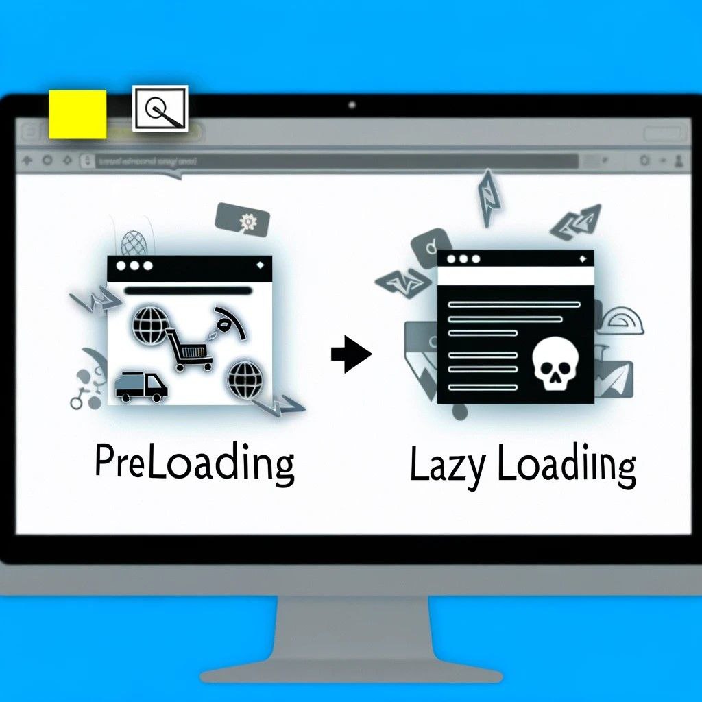 پیش‌ بارگذاری و تاخیر در بارگذاری (Lazy Loading) در ساخت سایت
